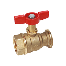 R285 Ball valve, female connection-connection for nut, specific for pump