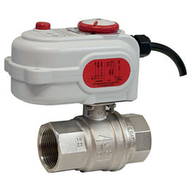R276B 2-way zone valve, female-female connections, with K272 actuator and insulation