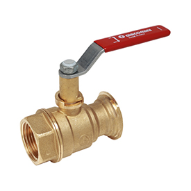 R285L Ball valve, female connection-connection for nut, specific for pump