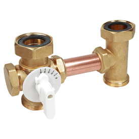 R296 3-way mixing valve male-female connections